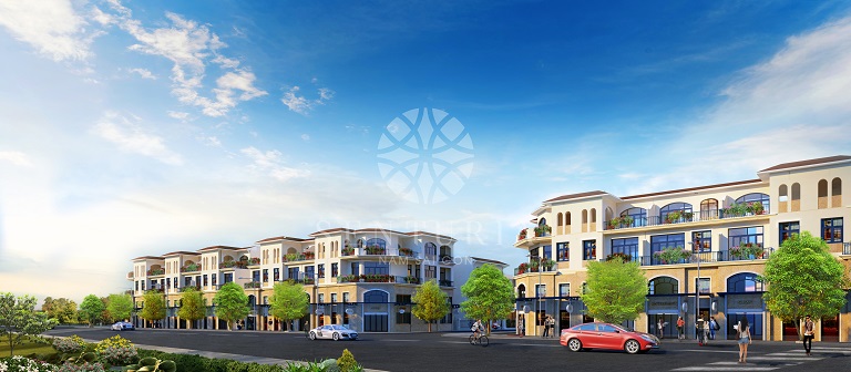 Công viên cây xanh và vườn hoa được thiết kế theo phong cách Địa Trung Hải