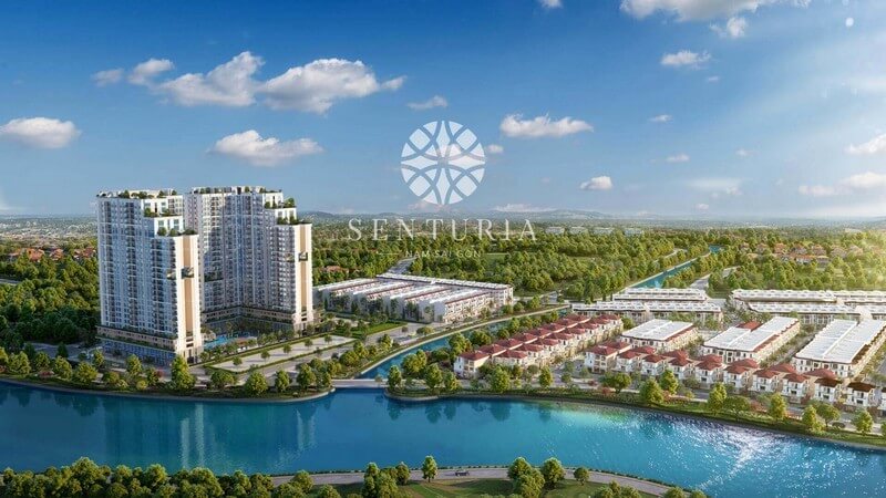 phối cảnh tổng thể dự án của chủ đầu tư dự án senturia